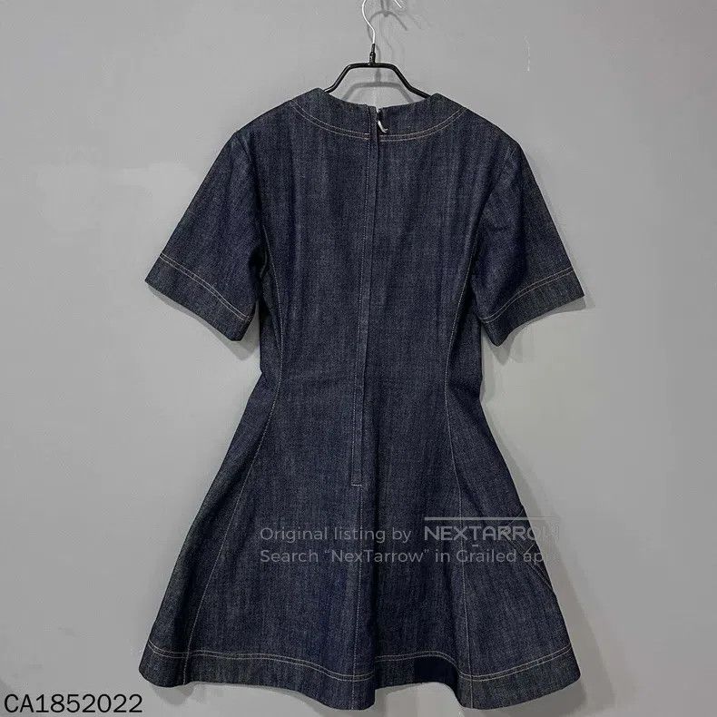 Dior Dior Gaoding beaded denim dress Size XS / US 0-2 / IT 36-38 - 4 Thumbnail