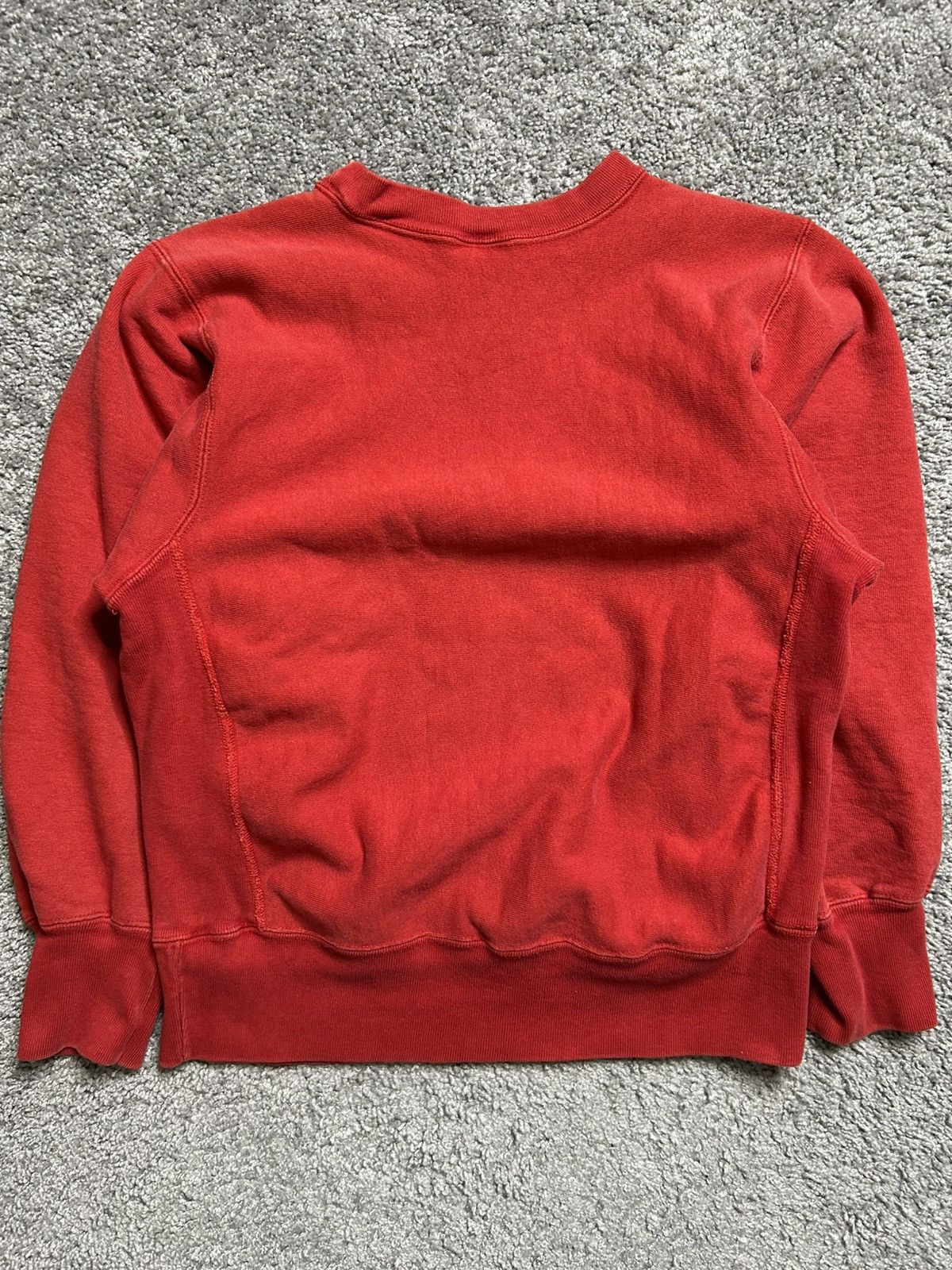 Champion Vintage 80s Reverse Weave Champion Sweatshirt Blank Red USA Size US M / EU 48-50 / 2 - 6 Thumbnail