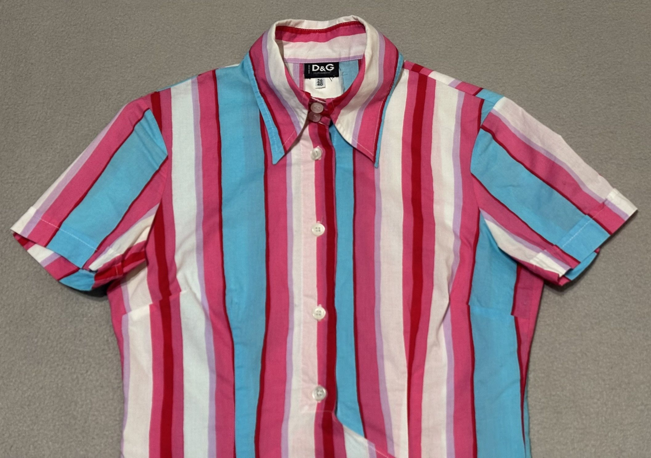 Dolce & Gabbana Dolce Gabbana shirt stripes Multicolor size 40 Size S / US 4 / IT 40 - 4 Thumbnail