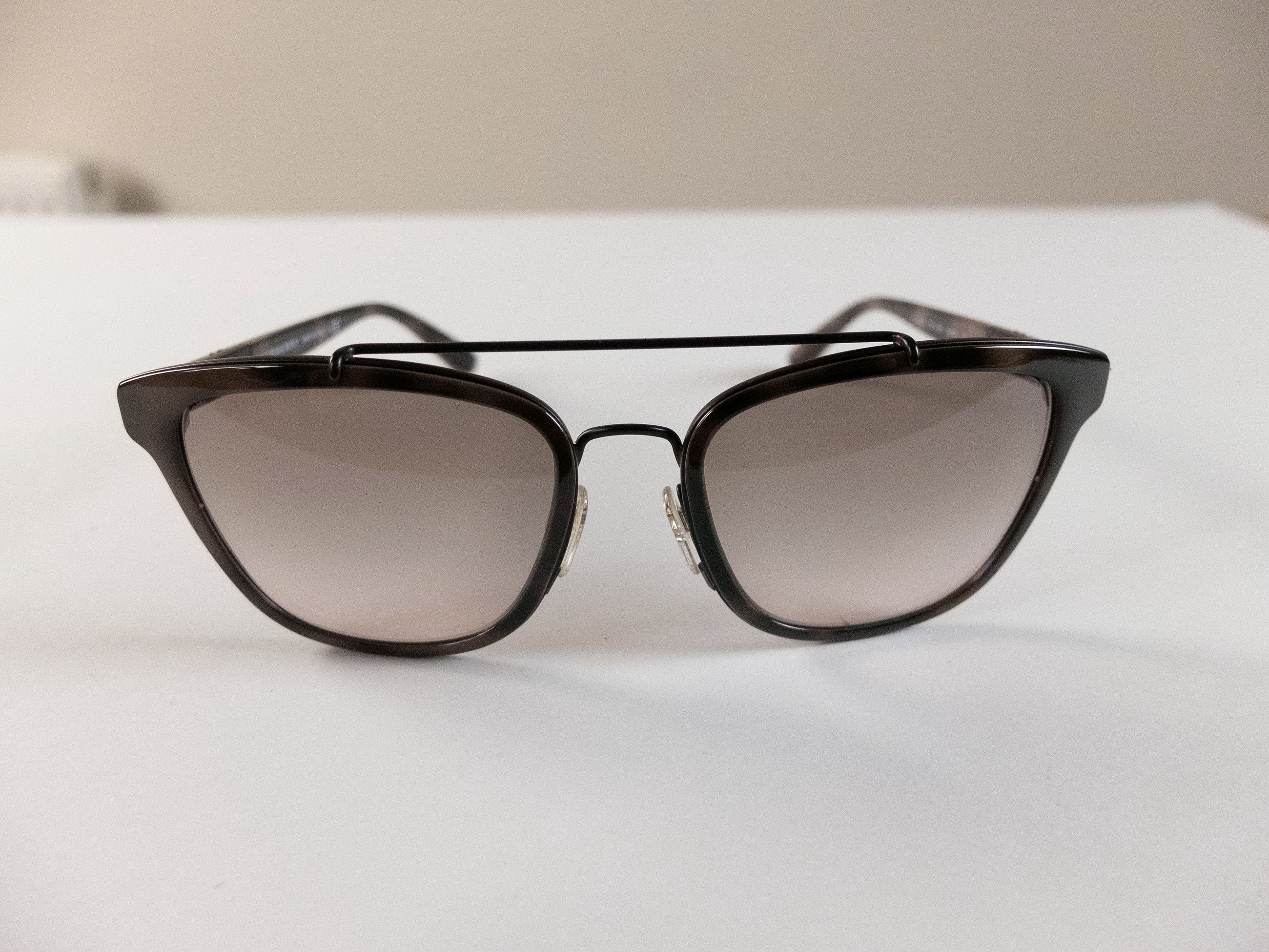 Burberry BURBERRY unisex Havana marble brown sunglasses authentic Size ONE SIZE - 6 Thumbnail