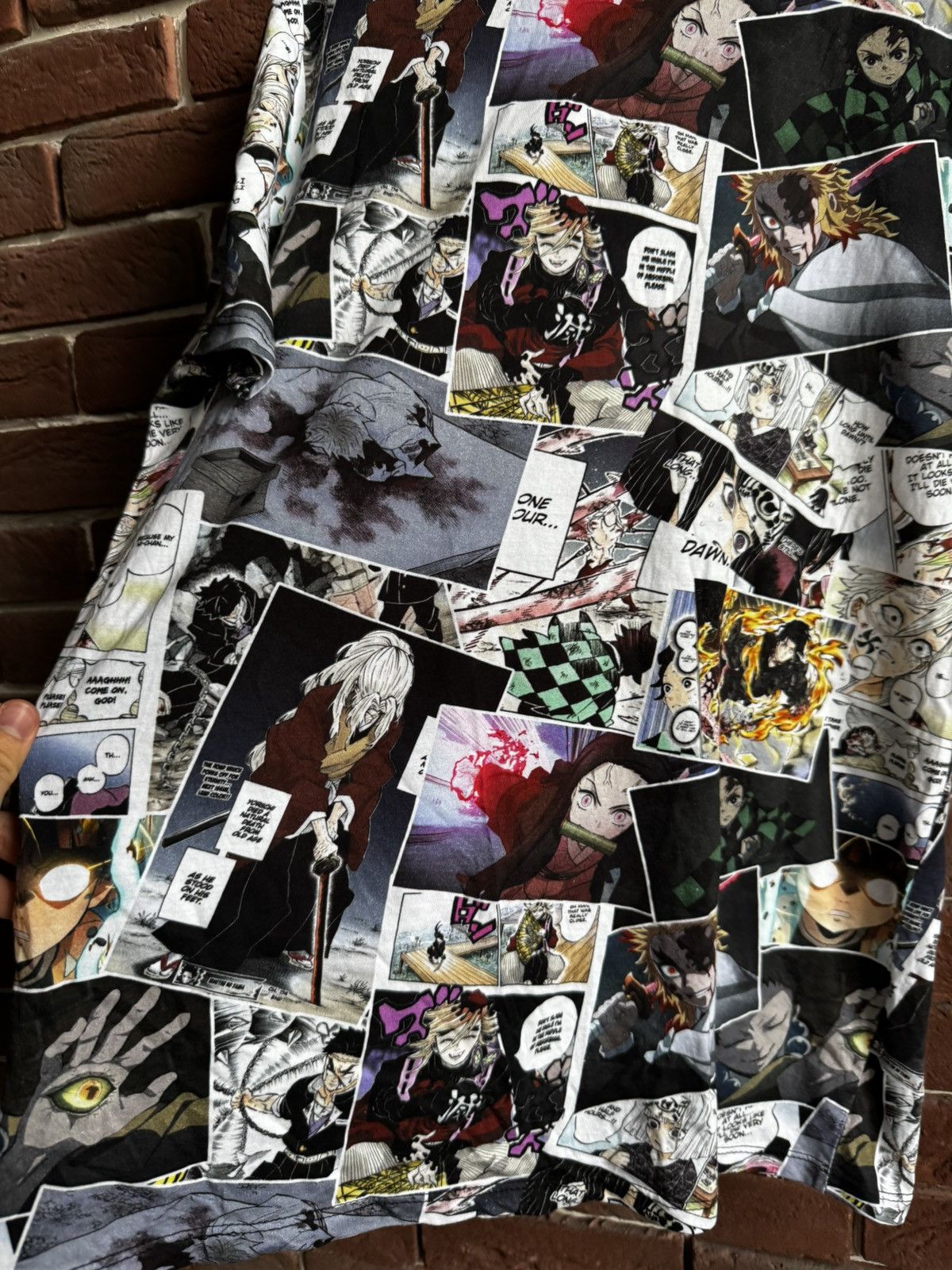 Anime Y2K Demon Slayer AOP Anime Japanese T-shirt Anime Size US L / EU 52-54 / 3 - 4 Thumbnail