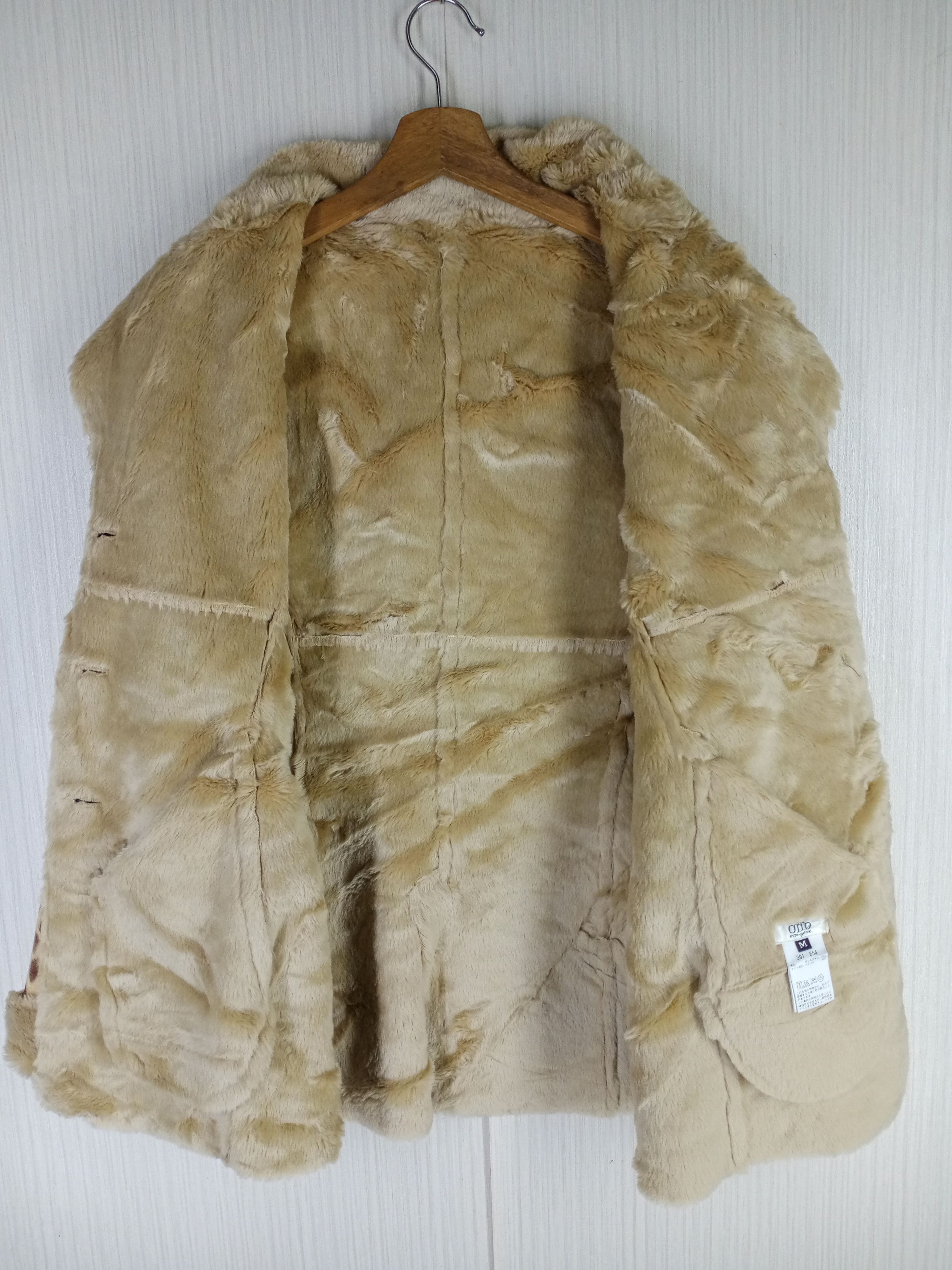Japanese Brand VINTAGE OTTO SUMISHO LEOPARD FAUX FUR JACKET Size US M / EU 48-50 / 2 - 9 Thumbnail