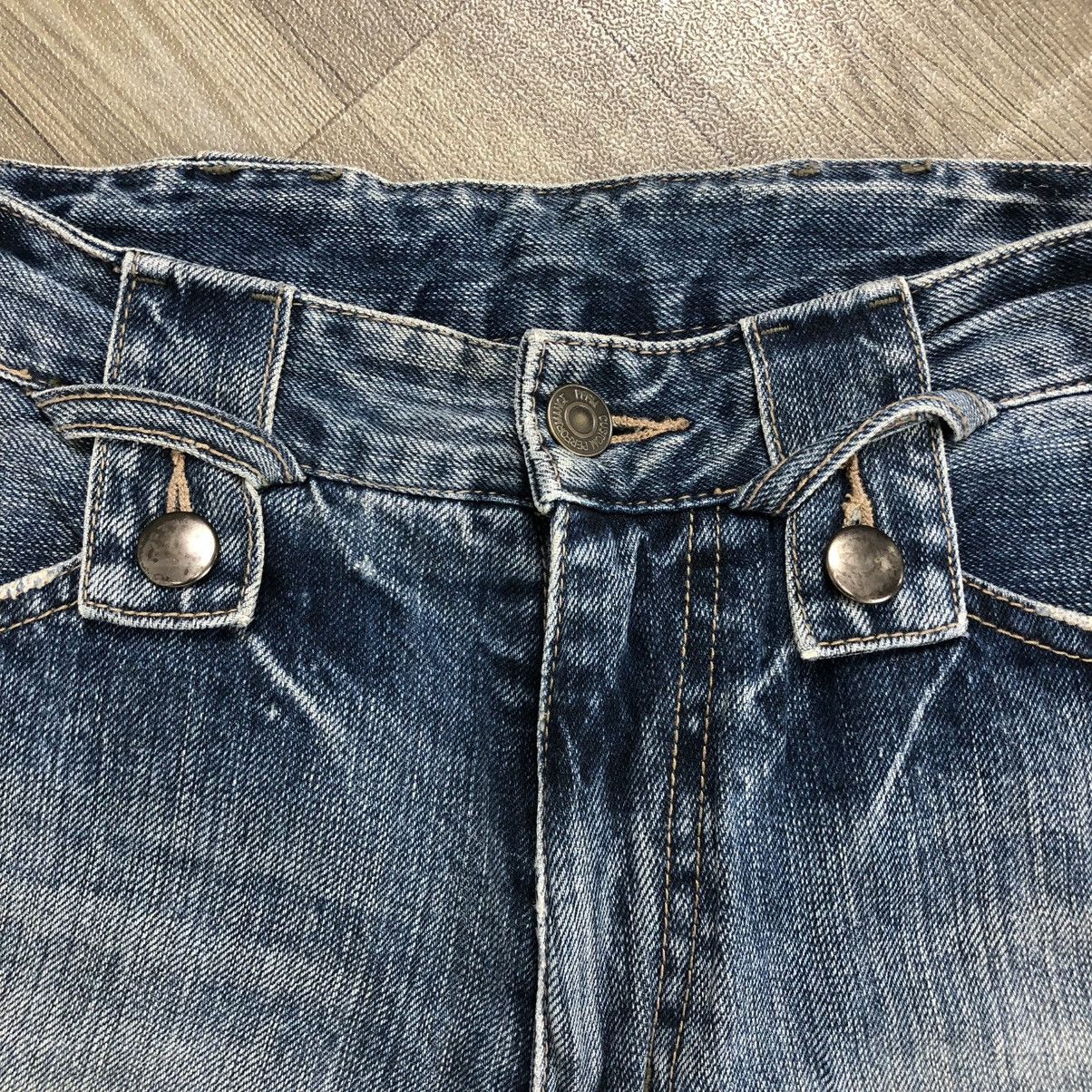 PPFM 2000s PPFM Distressed Lgb Bondage Multipocket Cargo Jeans Size US 31 - 4 Thumbnail