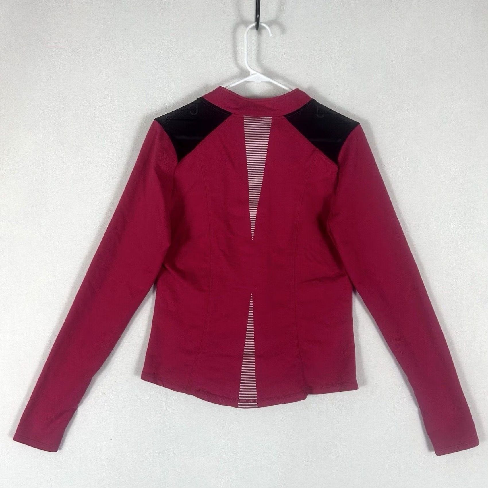 Fabletics Fabletics Jacket Womens M Hot Pink Knit 1/4 Zip Athletic Activewear Top, Short Sleeve? Size M / US 6-8 / IT 42-44 - 6 Thumbnail