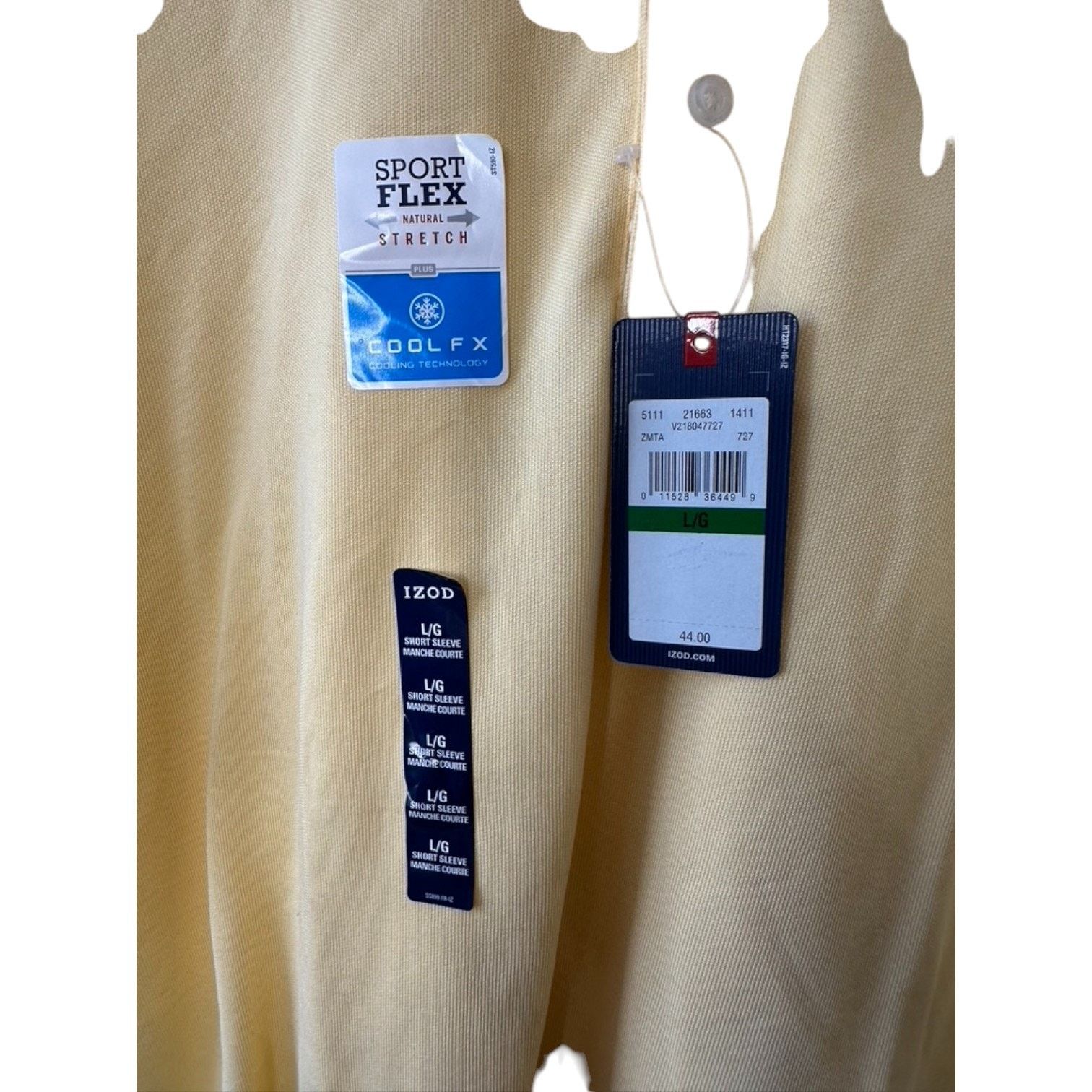 Izod IZOD Performance Cool FX Sport Flex Polo Shirt Large New Size US L / EU 52-54 / 3 - 3 Thumbnail