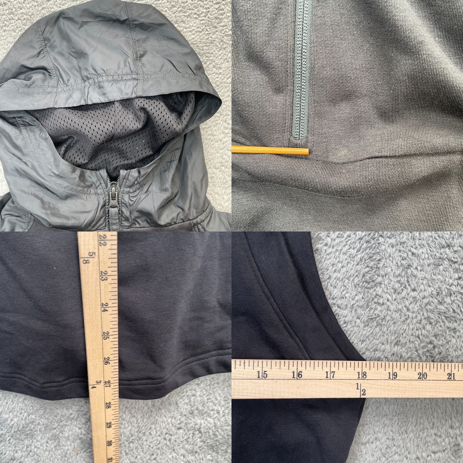 Under Armour Under Armour Vest Mens Small Gray Microthread Terry Cotton Stretch Hood Half Zip Size US S / EU 44-46 / 1 - 8 Thumbnail