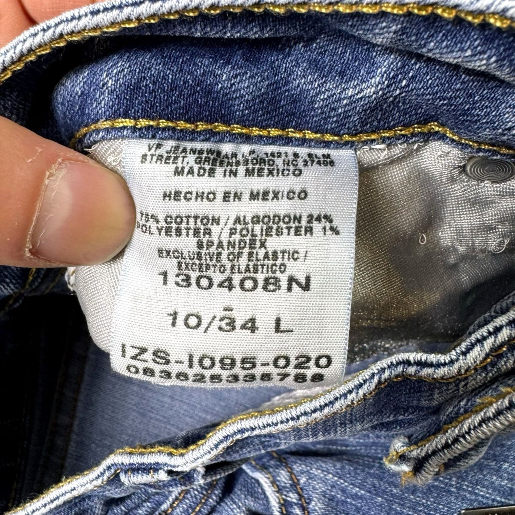 Lee Lee Riders Bootcut Jeans Women's 10 Slimming Cowgirl Pleated Blue Denim 30x32 Size 32" / US 10 / IT 46 - 7 Thumbnail