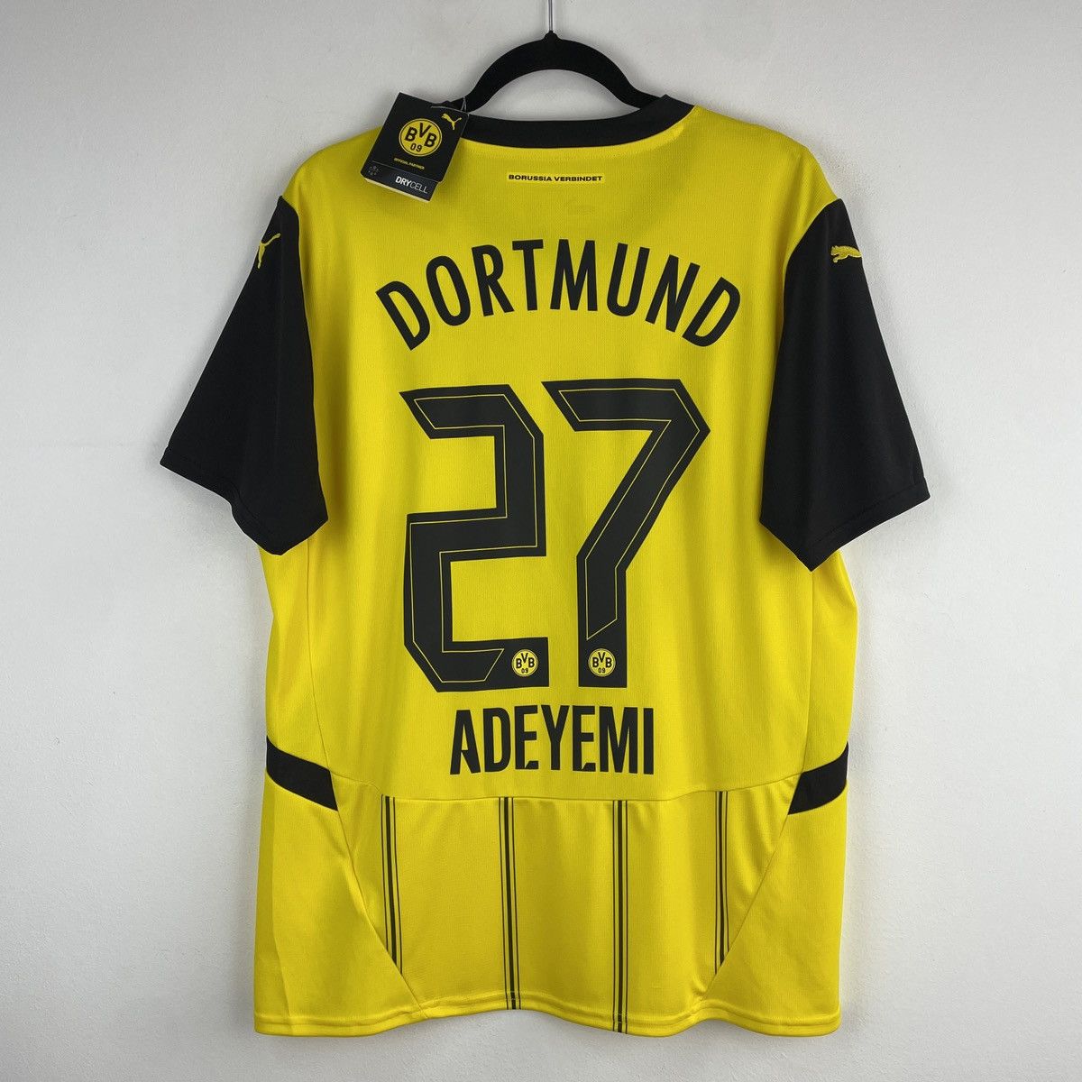 Puma Borussia Dortmund Karim Adeyemi Home Jersey Shirt 2024/2025 Size US L / EU 52-54 / 3 - 1 Thumbnail