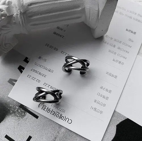 Jewelry × Vintage Vintage hollowed-out ear clips Size ONE SIZE - 2 Thumbnail