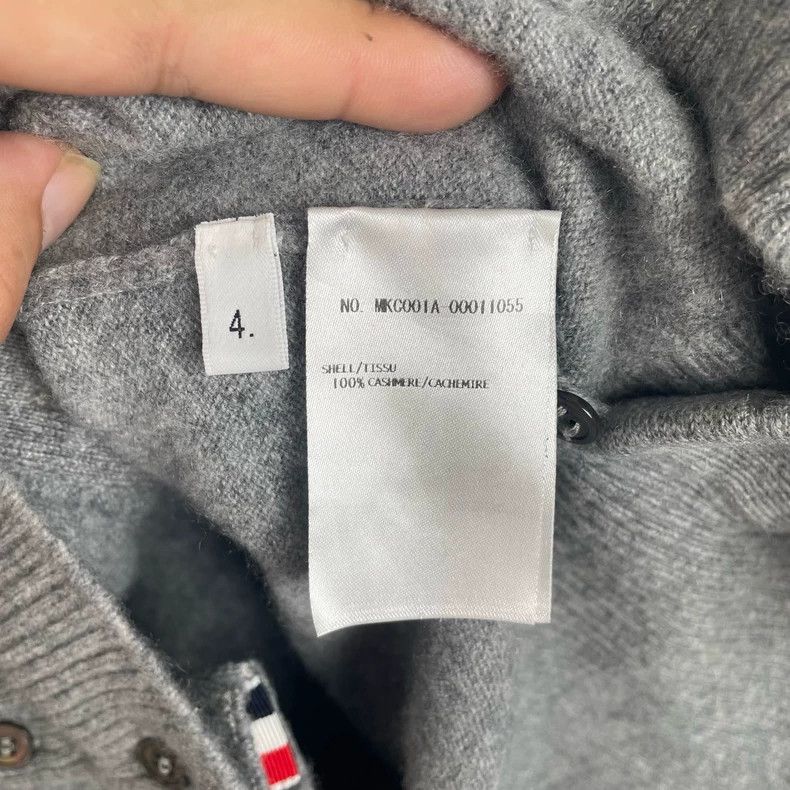 Thom Browne Thom Browne Cashmere cardigan Size US XL / EU 56 / 4 - 4 Thumbnail