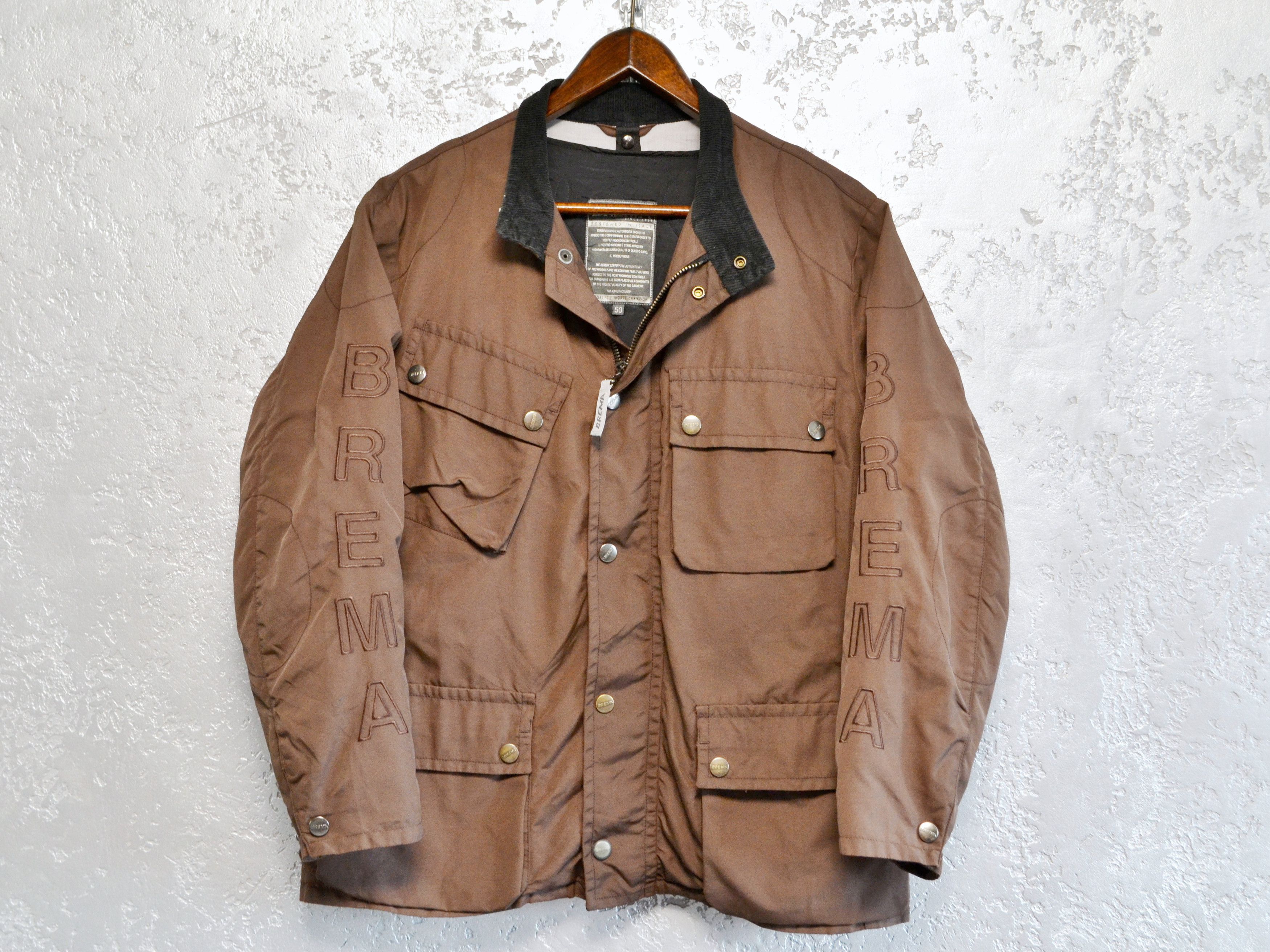 Other BREMA Italy Men’s Lightweight Motorcycle Jacket Brown Size US XL / EU 56 / 4 - 1 Thumbnail