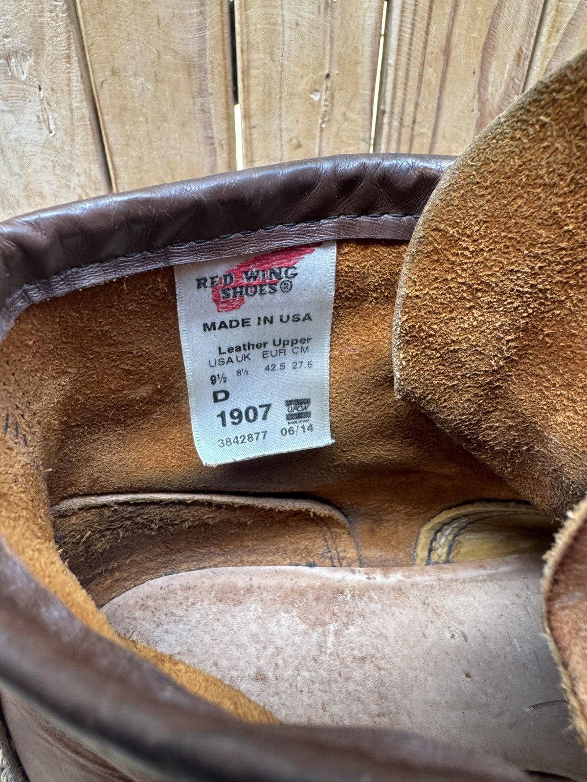 Red Wing Red wing 1907 MOC TOE brown leather boots USA 9.5 D UK 8.5 Size US 9.5 / EU 42-43 - 15 Thumbnail
