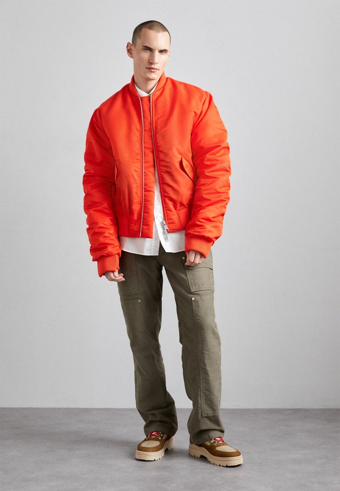 Acne Studios !DS! SS23 Won Hundred Reykjavik M Red Bomber Jacket Size US L / EU 52-54 / 3 - 1 Thumbnail