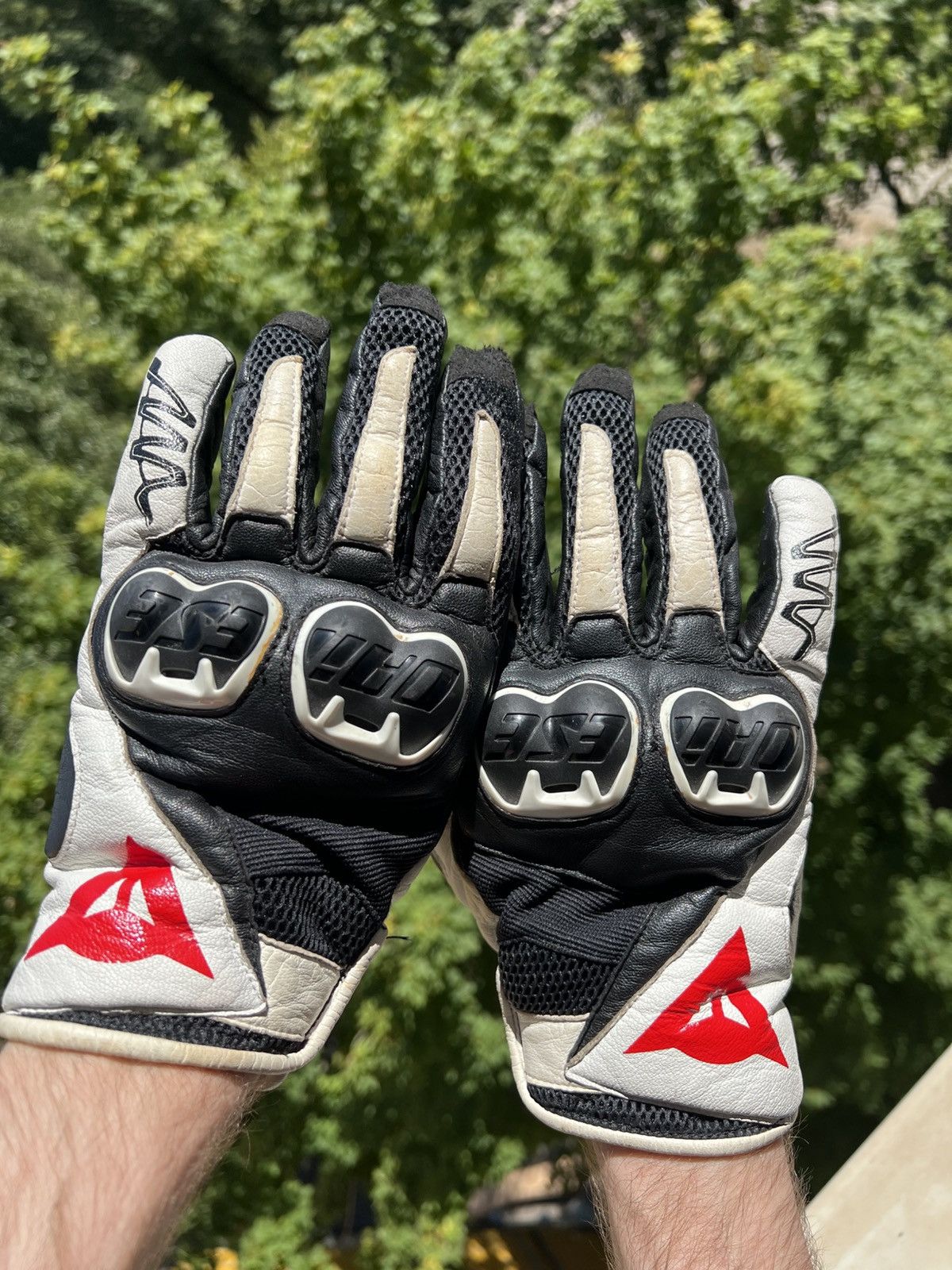 Dainese Vintage Y2K Dainese punk rock biker moto gloves leather