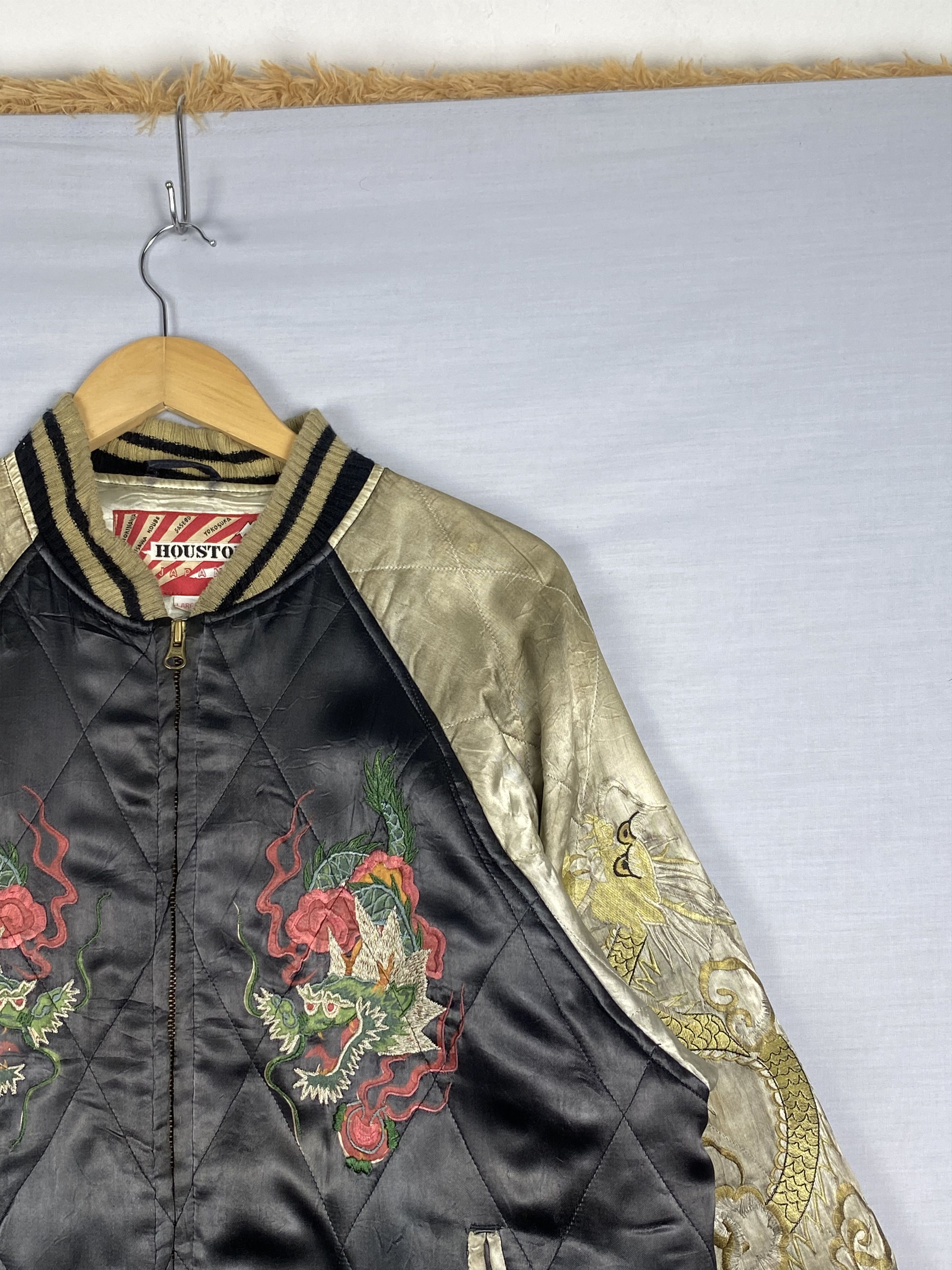 Toyo Enterprises Vintage Sukajan Map Dragon Jacket Size US L / EU 52-54 / 3 - 3 Thumbnail