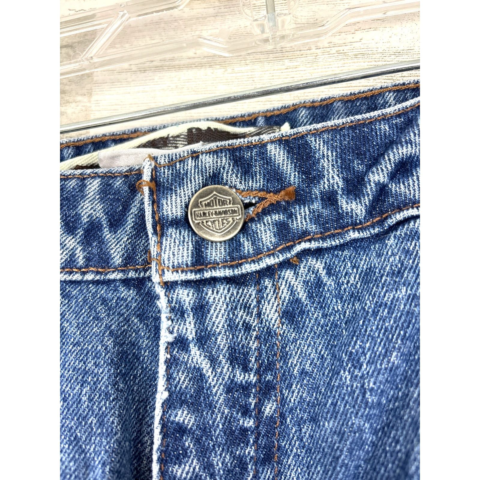 Harley Davidson Harley Davidson womens 6 Straight leg jeans cotton new Size 28" / US 6 / IT 42 - 6 Thumbnail