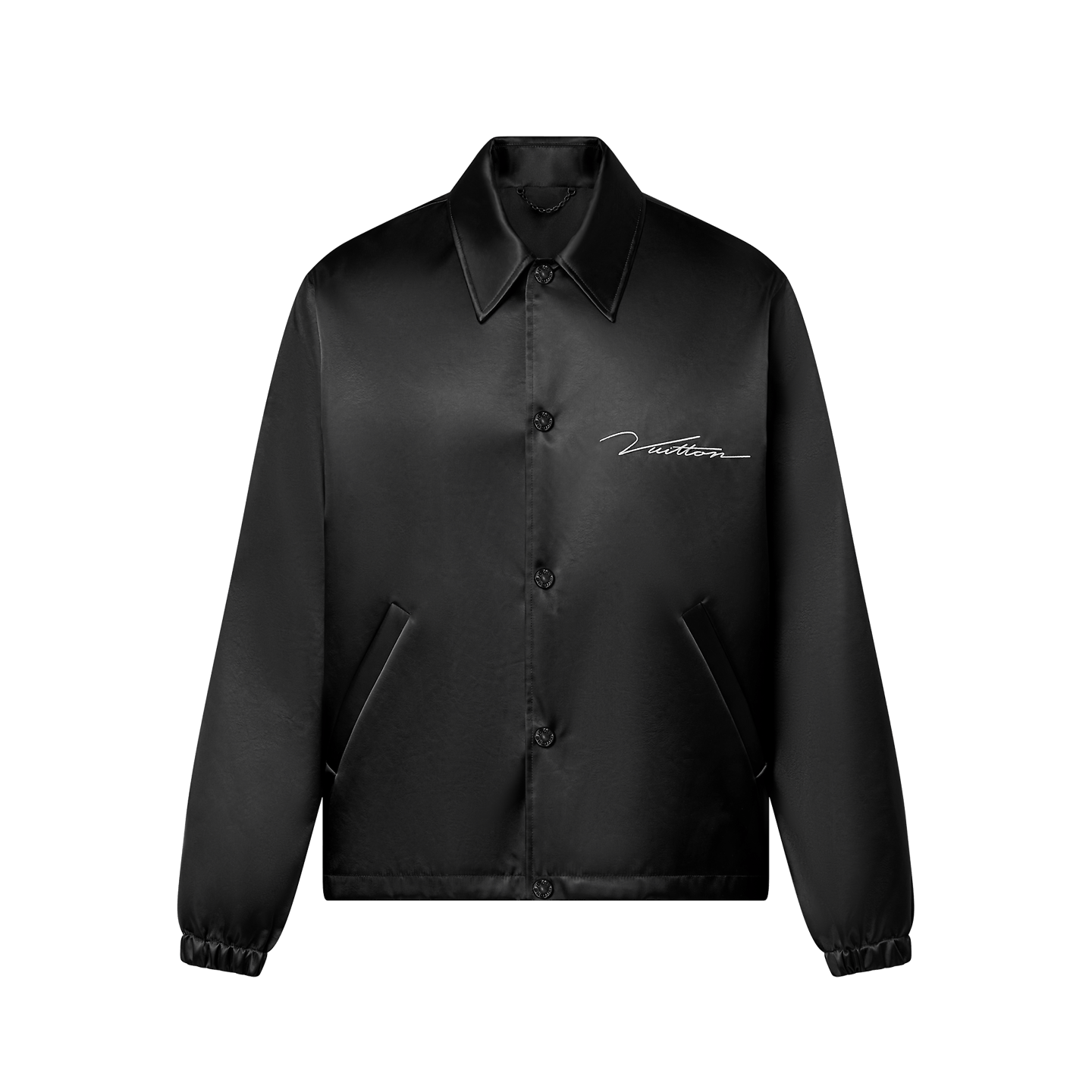 Louis Vuitton LOUIS VUITTON JACKET LEATHER MONOGRAM VARSITY DENIM