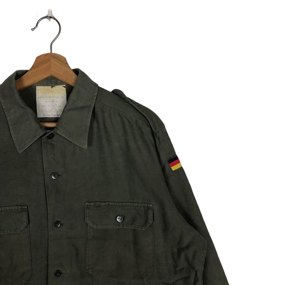 Vintage 🔥50’s True Vintage Military Germany WWII Cargo Jacket Army Size US M / EU 48-50 / 2 - 6 Thumbnail
