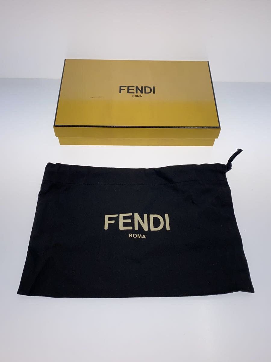 Fendi Fendi Bug Eye Leather Long Wallet Black Size ONE SIZE - 9 Thumbnail