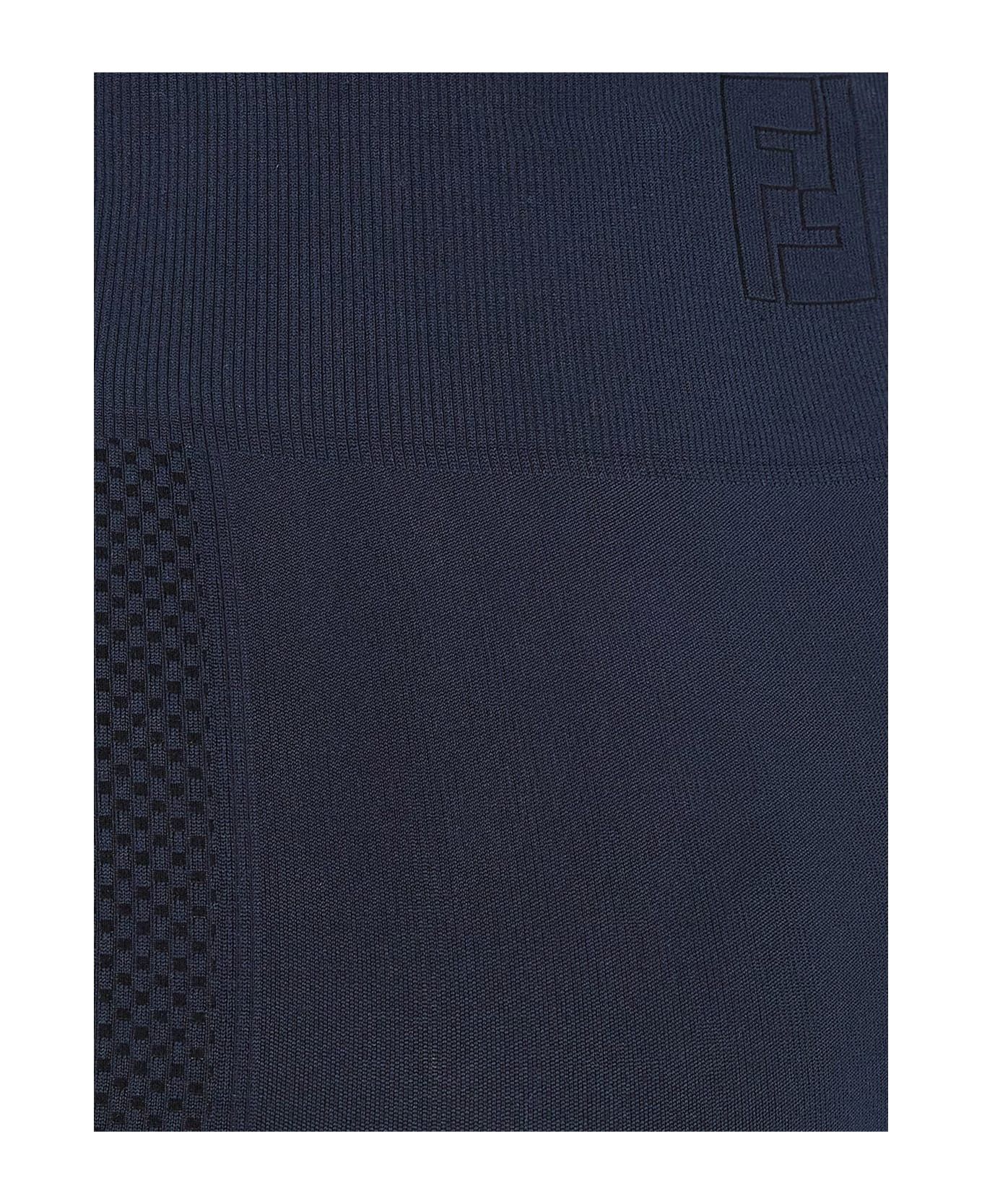 Fendi o1s1wg110226 Legging in Midnight Blue Size 28" / US 6 / IT 42 - 3 Thumbnail
