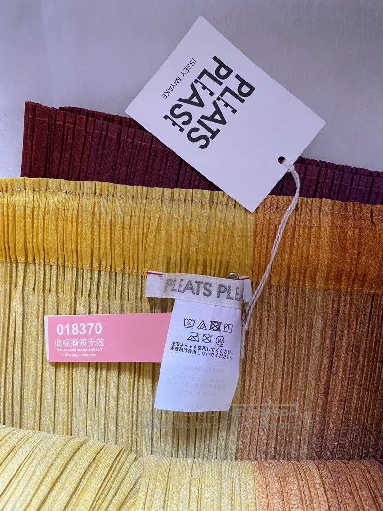 Issey Miyake Issey Miyake size:3 Rainbow Midi Skirt Size 31" - 5 Thumbnail