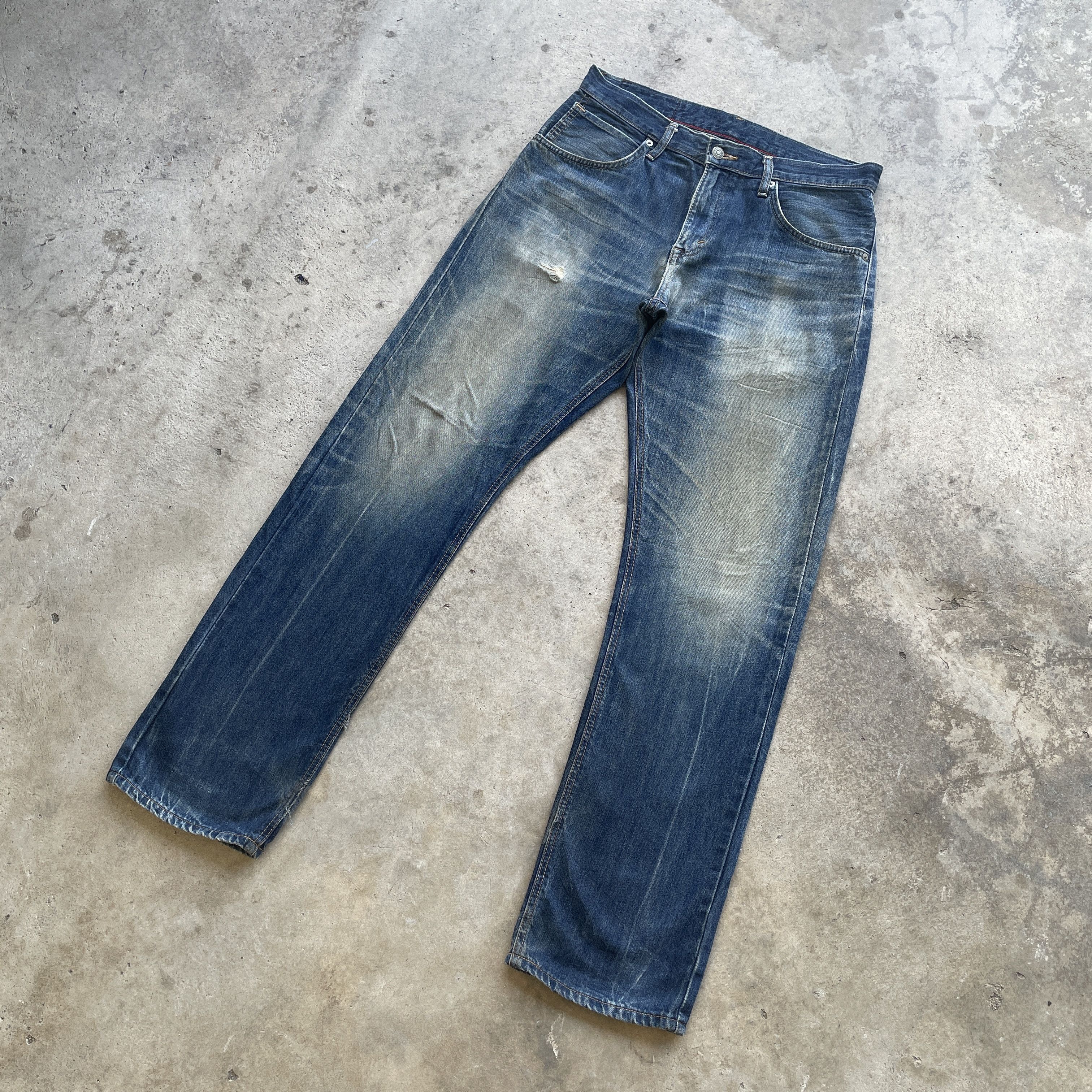 Edwin Vintage Edwin XV Distressed Rusty Jeans Faded Denim Pants Size US 32 / EU 48 - 1 Thumbnail