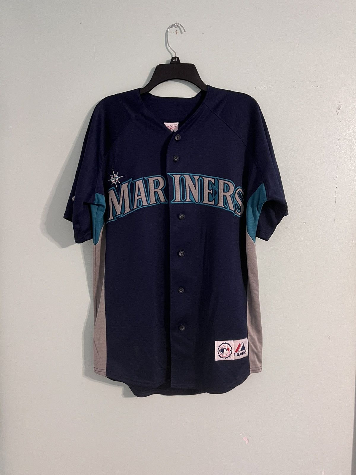 Majestic, Shirts, Vintage Majestic Seattle Mariners Ken Griffey Jr Jersey  Xxl