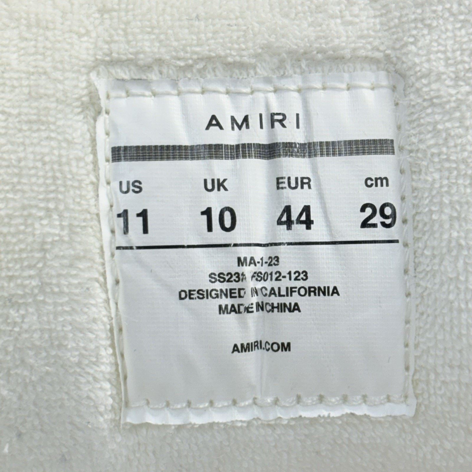 Amiri Size 44 (11 US) Amiri MA-1 ' White Blue ' | GOOD CONDITION! Size US 11 / EU 44 - 14 Thumbnail
