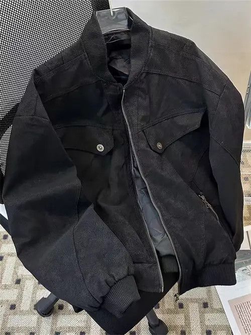 VIBE Casual Loose Baseball Jacket Coat Size US M / EU 48-50 / 2 - 2 Thumbnail