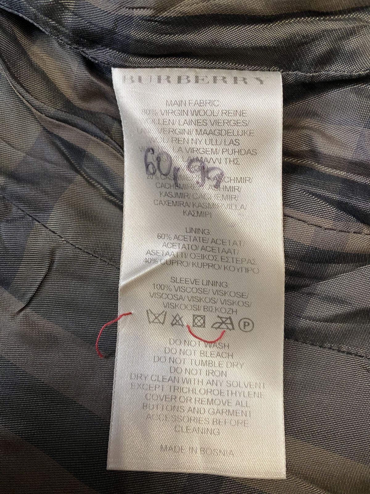 Burberry Burberry London Khaki Wool & Cashmere Trench Coat Size XS / US 0-2 / IT 36-38 - 15 Thumbnail
