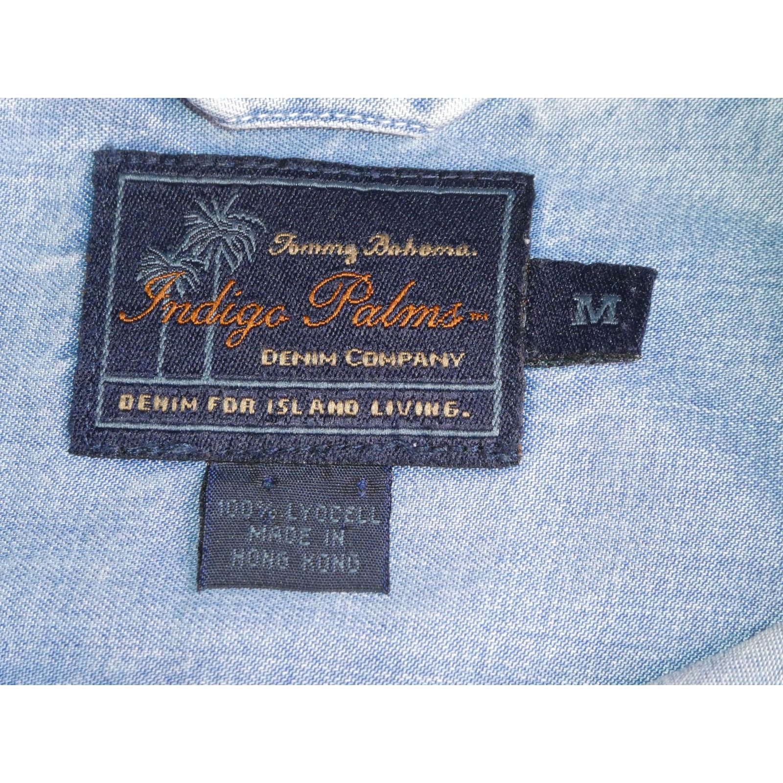 Tommy Bahama TOMMY BAHAMA DENIM SHIRT x INDIGO PALMS x MEDIUM Size US M / EU 48-50 / 2 - 3 Thumbnail