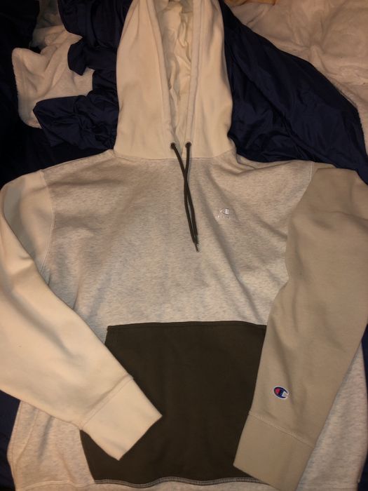 Champion tri best sale color hoodie