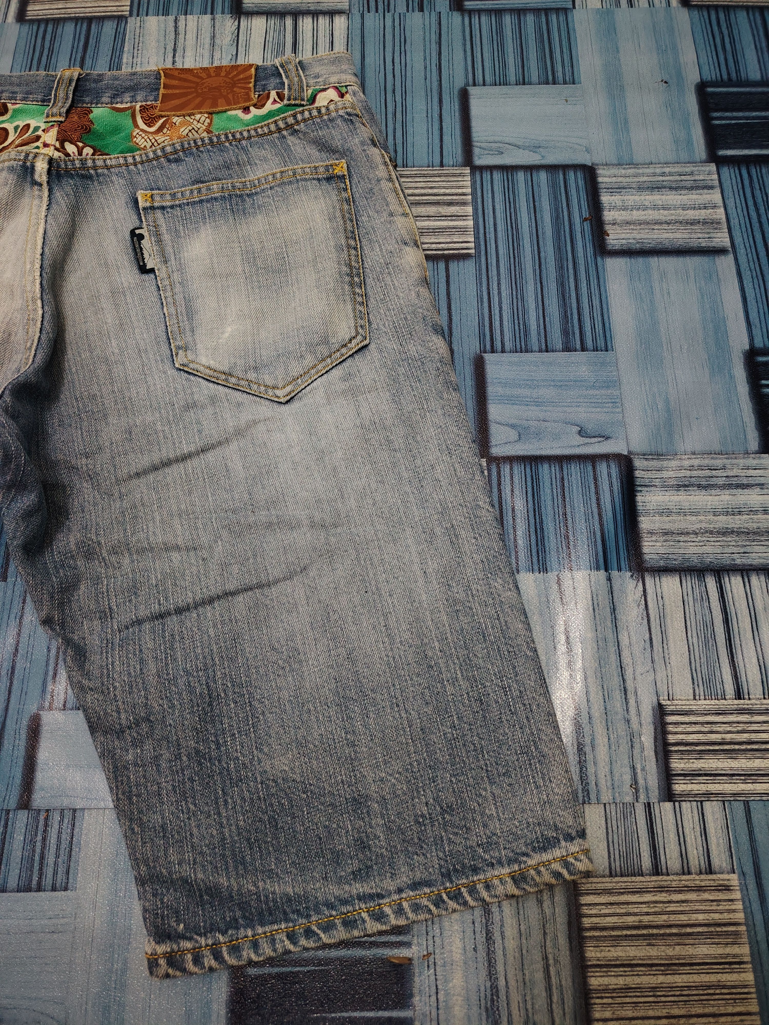 If Six Was Nine 💥Namitatsu Naminoritatsujin Short Jeans rare style pocket Size US 32 / EU 48 - 15 Thumbnail