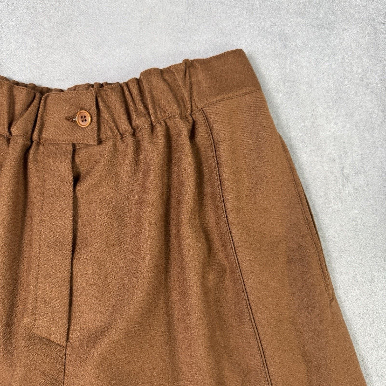 Christian Dior Monsieur Vintage Christian Dior Women Trousers Size 46 Brown Wool Size 32" / US 10 / IT 46 - 3 Thumbnail