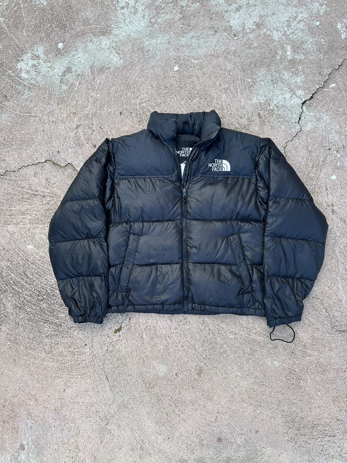 image of The North Face Black Down Jacket Vintage 1990S, Men's (Size Medium)