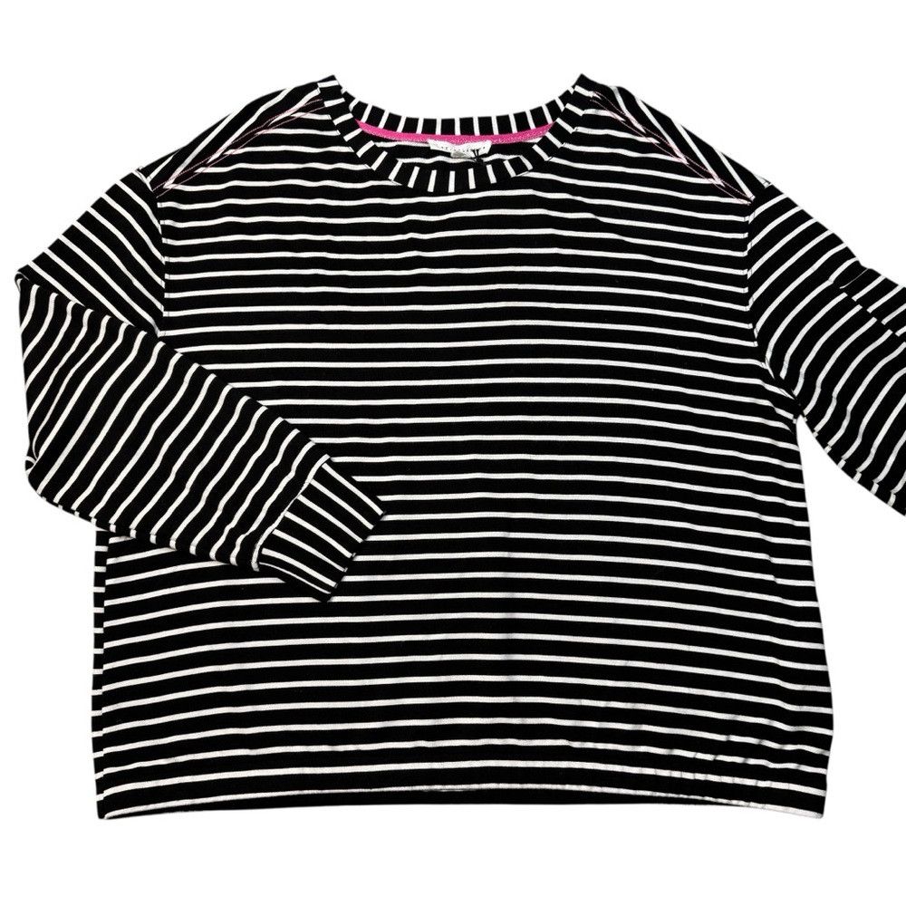 Other NWT New Jane And Delancey Striped Long Sleeve Rayon Top Siz Size XL / US 12-14 / IT 48-50 - 2 Thumbnail