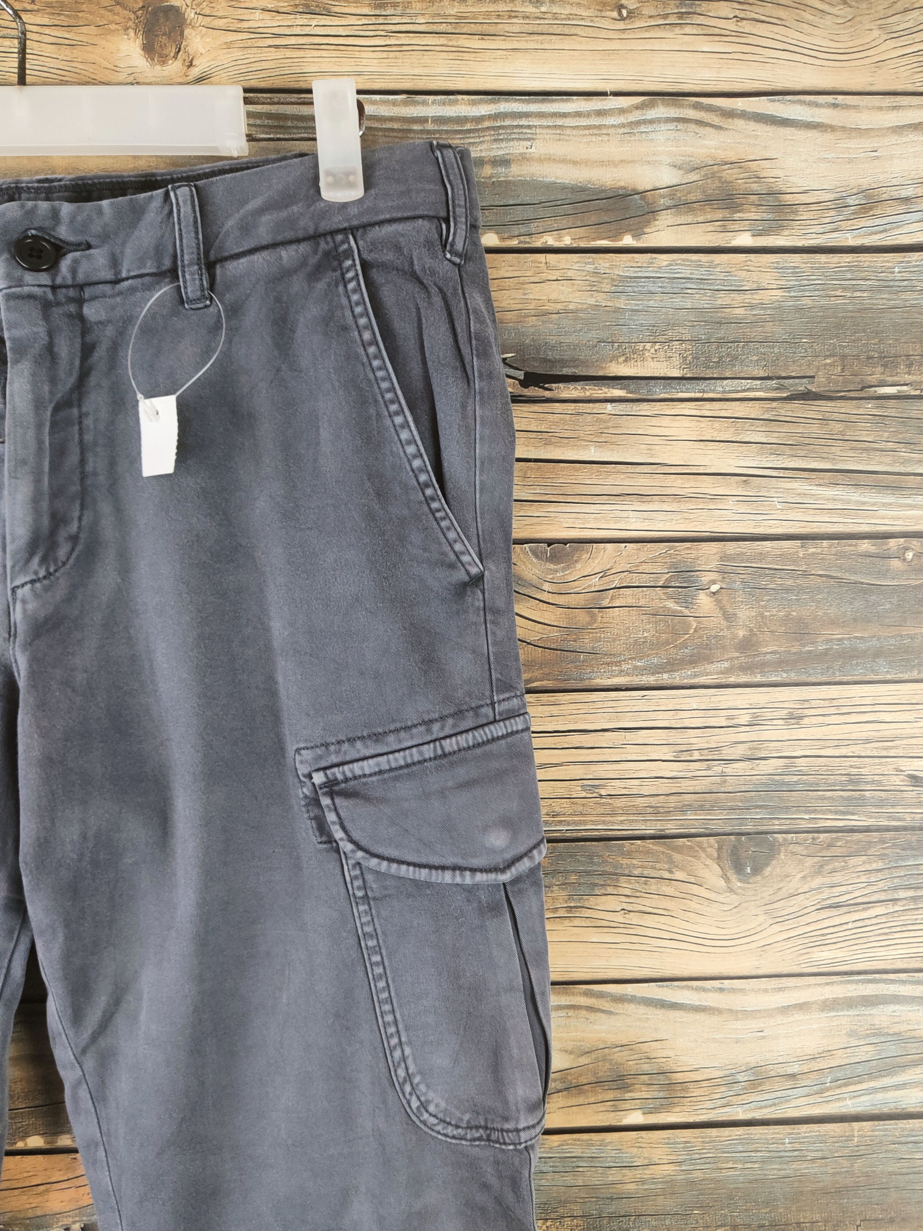 Japanese Brand DL Uniqlo Dark Gray Multipocket Cargo Pants #46-324 Size US 32 / EU 48 - 5 Thumbnail