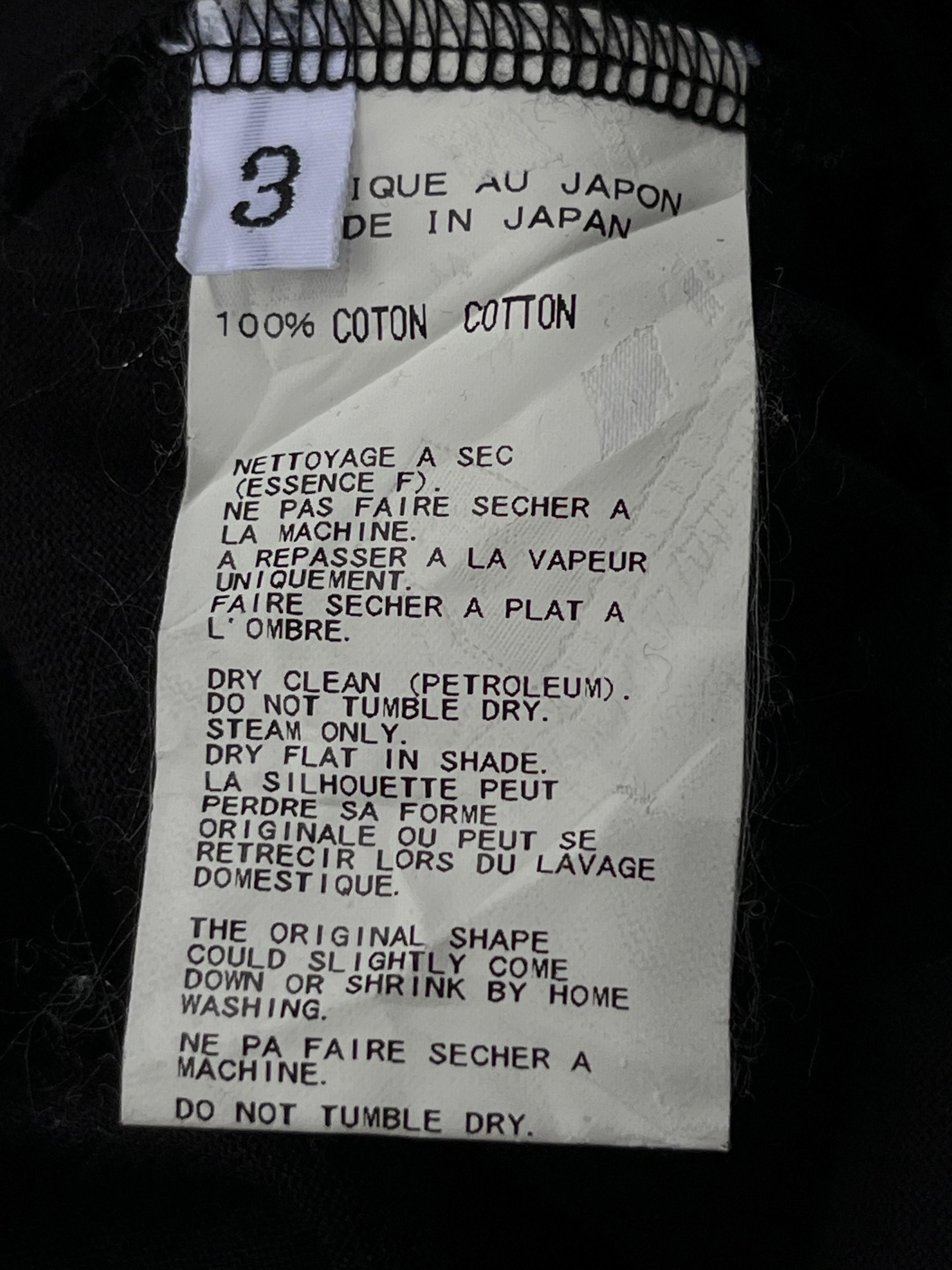 Yohji Yamamoto Yohji Yamamoto Pour Homme Cut and Sewn Long Sleeve T-Shirt Size US M / EU 48-50 / 2 - 9 Thumbnail