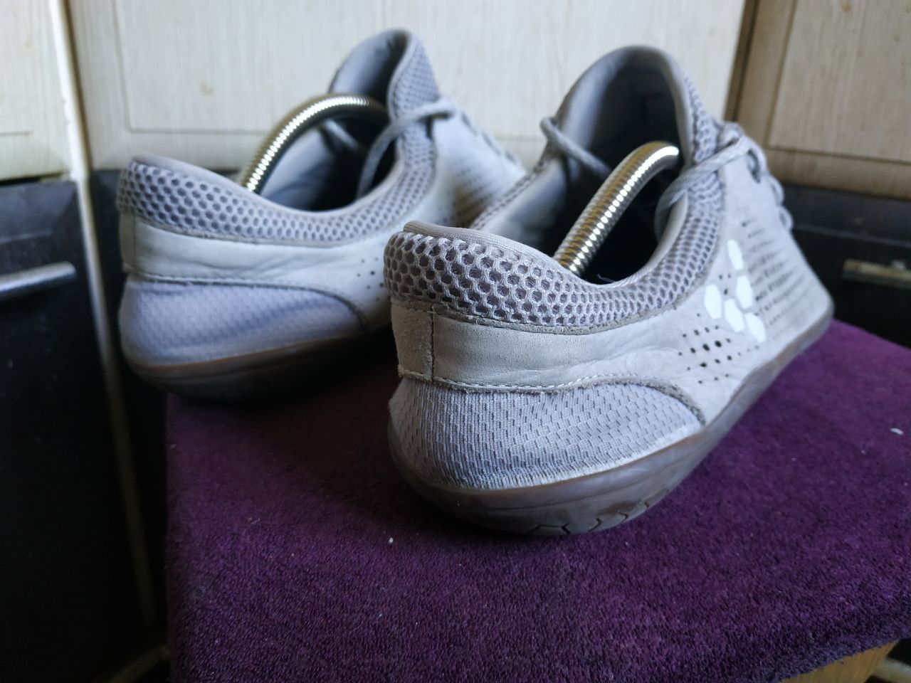 Vivobarefoot Vivobarefoot Primus Trio Grey Leather Mesh Shoes EU 45 US 12 Size US 12 / EU 45 - 24 Thumbnail