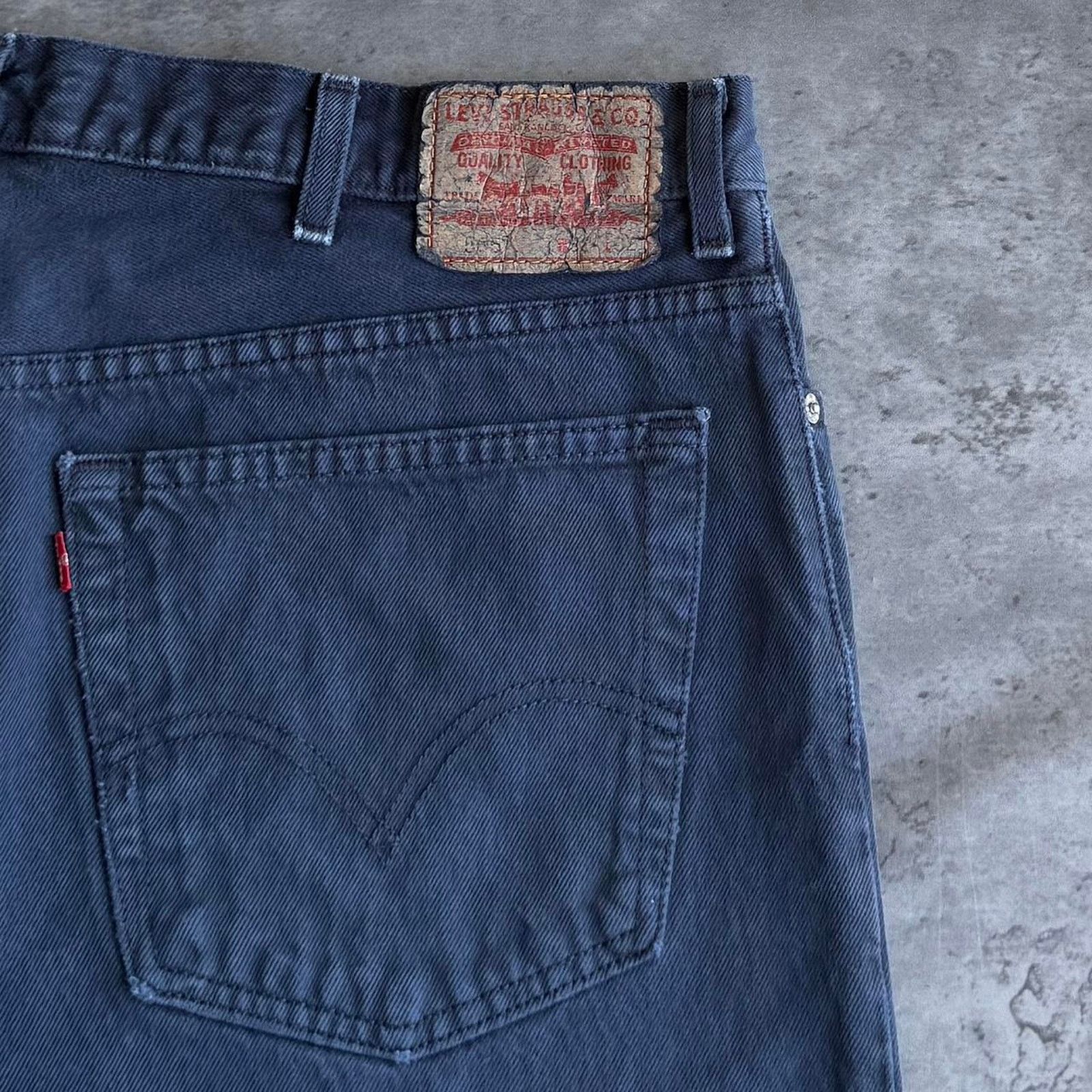 Levi's × Levi's Vintage Clothing × Vintage Vintage Y2K Levi’s 505 Faded Baggy Skater Biker Grunge Jeans Size US 38 / EU 54 - 3 Thumbnail