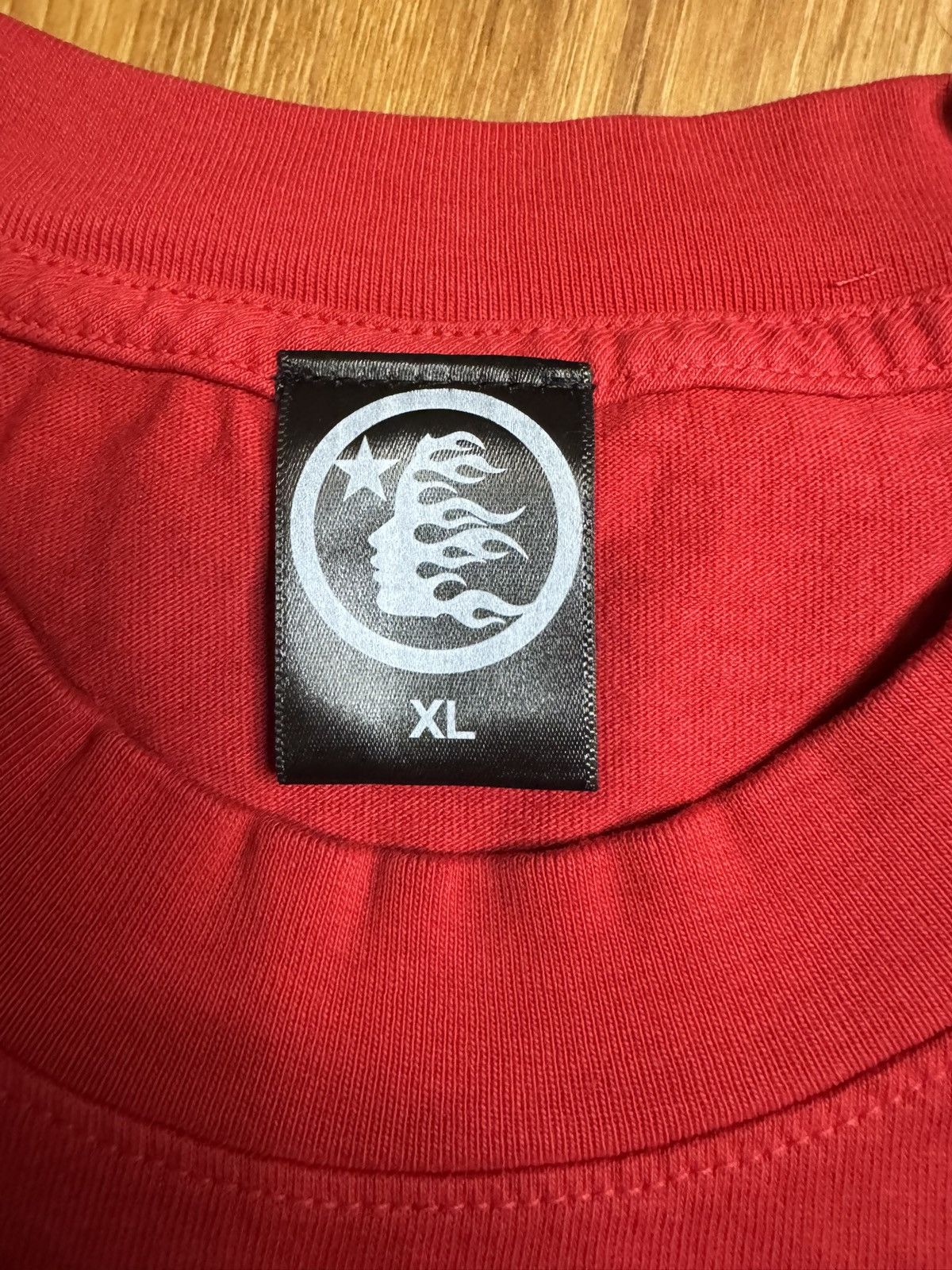HELLSTAR Hellstar Red Jesus Emblem Path To Paradise Tee Size US XL / EU 56 / 4 - 4 Thumbnail