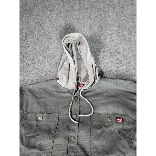 Wrangler Wrangler Workwear Jean Denim Hoodie Men Sz XXL Graphic Print Size US XXL / EU 58 / 5 - 2 Thumbnail