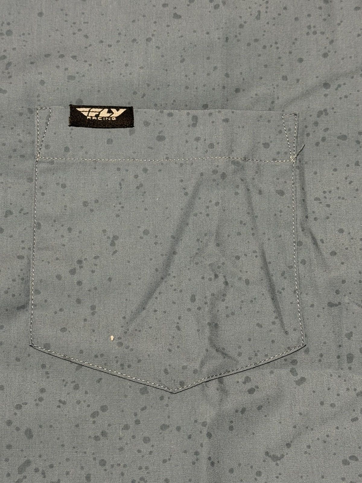 Other Fly Racing Splatter Print Short Sleeve Button Down Shirt NWT Size US XXL / EU 58 / 5 - 2 Thumbnail