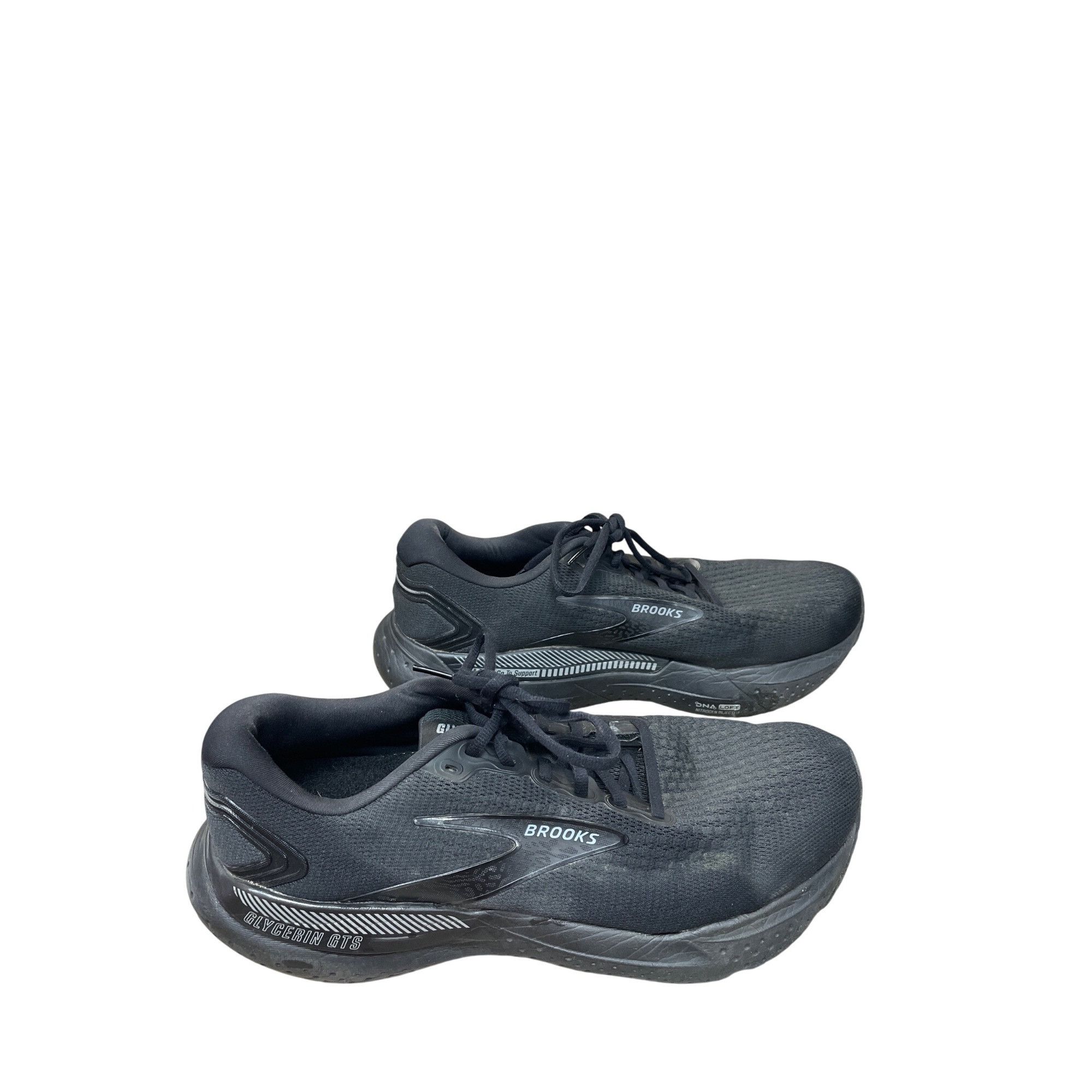 Brooks Brooks Glycerin 21 GTS Mens triple black Running sneakers SZ Size US 12 / EU 45 - 4 Thumbnail