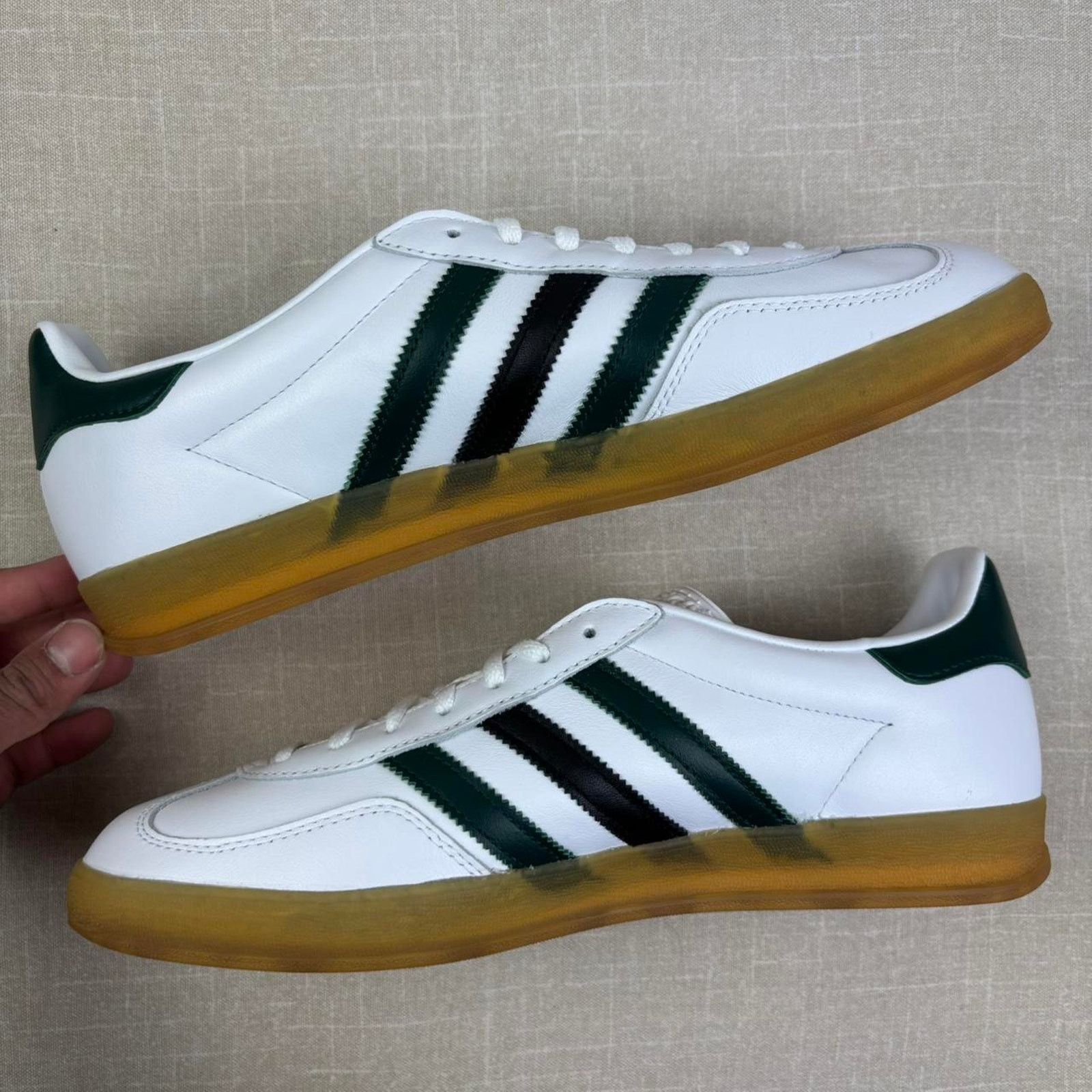 Adidas 🍀 Adidas Gazelle Indoor “Collegiate Green” 12 Size US 12 / EU 45 - 4 Thumbnail