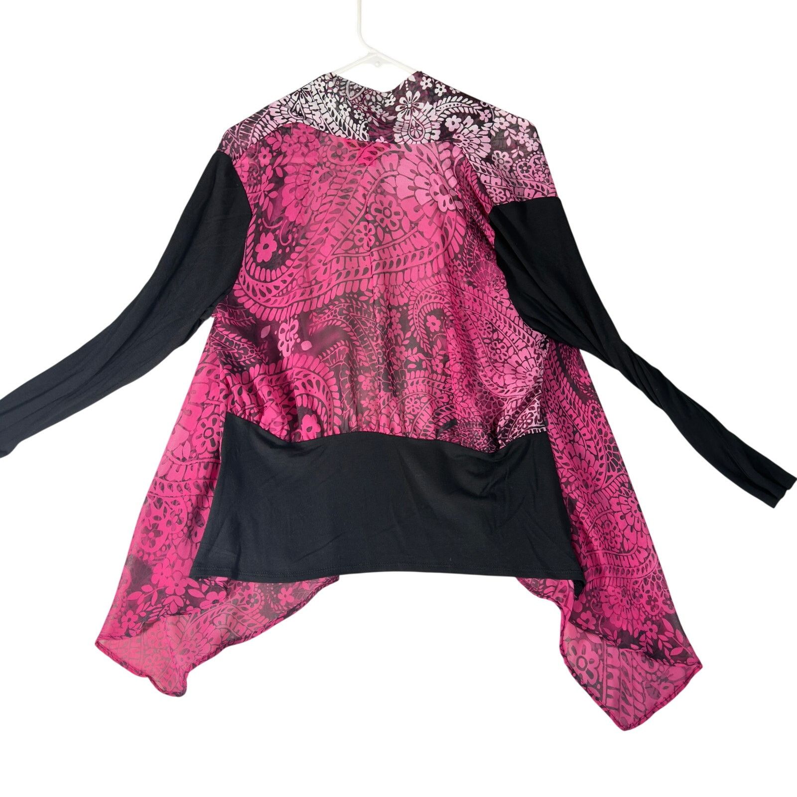 Other Sunny Leigh Petite PL Open Front Cardigan Floral Layer Top Size L / US 10 / IT 46 - 6 Thumbnail