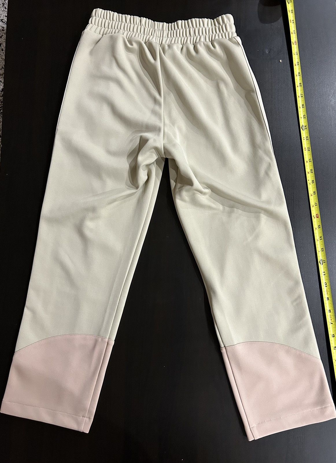 Palm Angels Cream Side Stripe Logo Pant Size US 30 / EU 46 - 4 Thumbnail