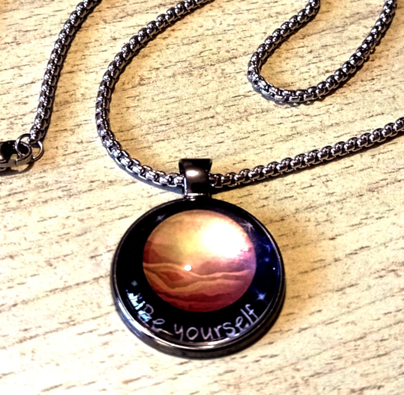 Hysteric Glamour × Japanese Brand × Vintage Punk Shine Planet Mars Sliver Universe Necklace Size ONE SIZE - 5 Thumbnail