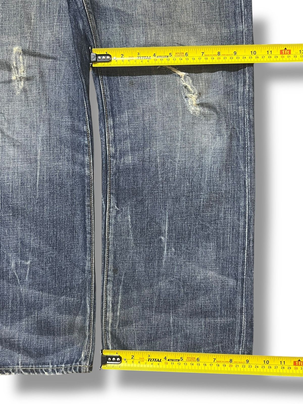 Gap The Gap 1969 - Faded, Distressed Baggy Jeans Size US 35 - 18 Thumbnail