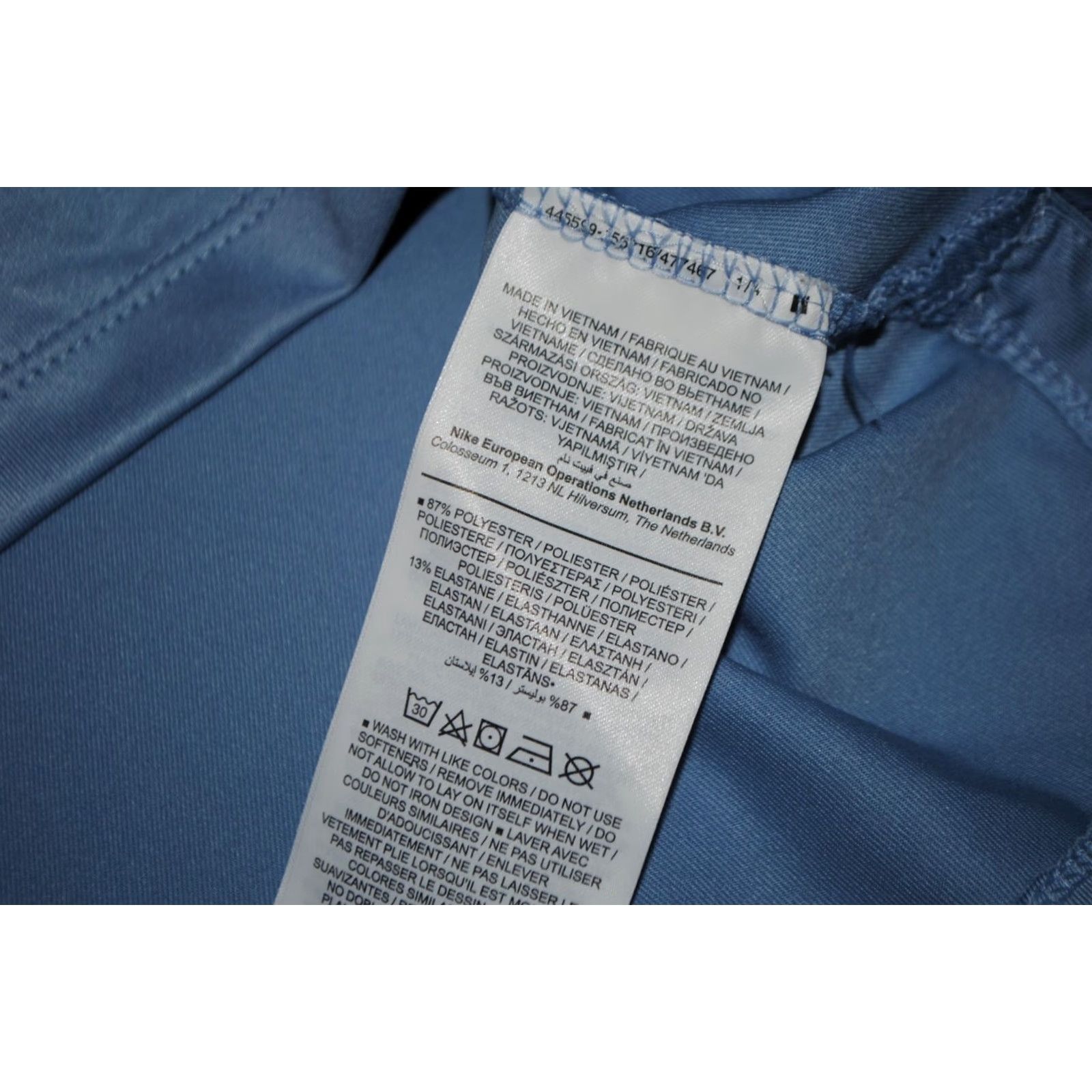 Nike Nike Dri-Fit Vapor Golf Polo Mens Medium Blue Volt Jersey CN6806-460 Rare Size US M / EU 48-50 / 2 - 4 Thumbnail